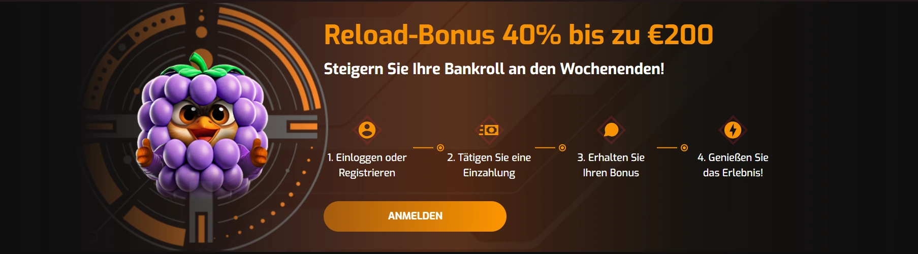 Wöchentlicher Bonus bei Hugo Casino