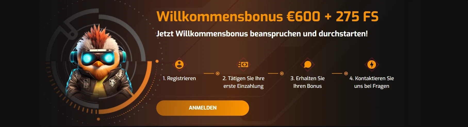 Hugo Casino Willkommensbonus Angebot