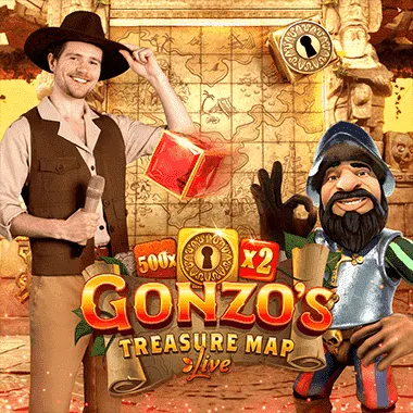 Gonzo’s Treasure Map Live Casino Spiel