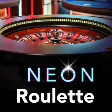 Neon Roulette Tisch im Live Casino